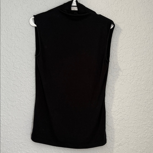 Babaton ablack Ribbed Turtleneck Sleeveless - Picture 1 of 5